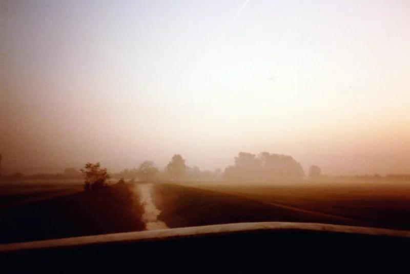 Das Thurtal im Nebel, Herbst 1984